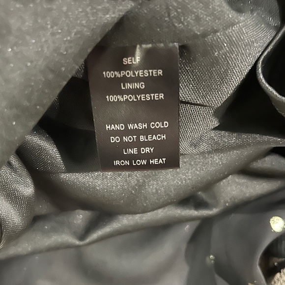 GB Gianni Bini Black Gold Polka Dot Dress - Picture 5 of 6